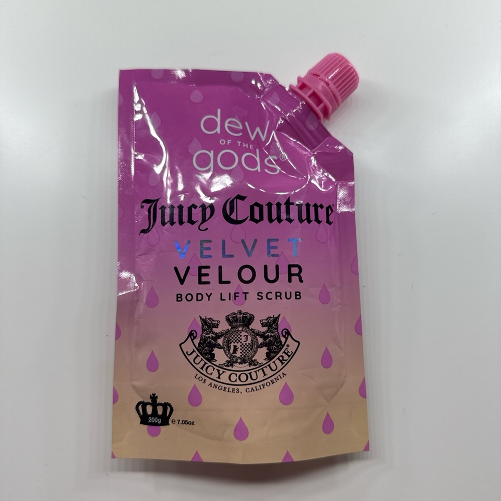 Juicy Couture Pink and Tan Exfoliant Scrub